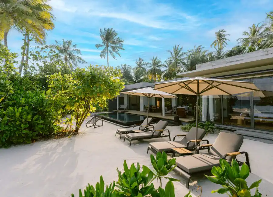 Area relax esterna Beach Pool Villa